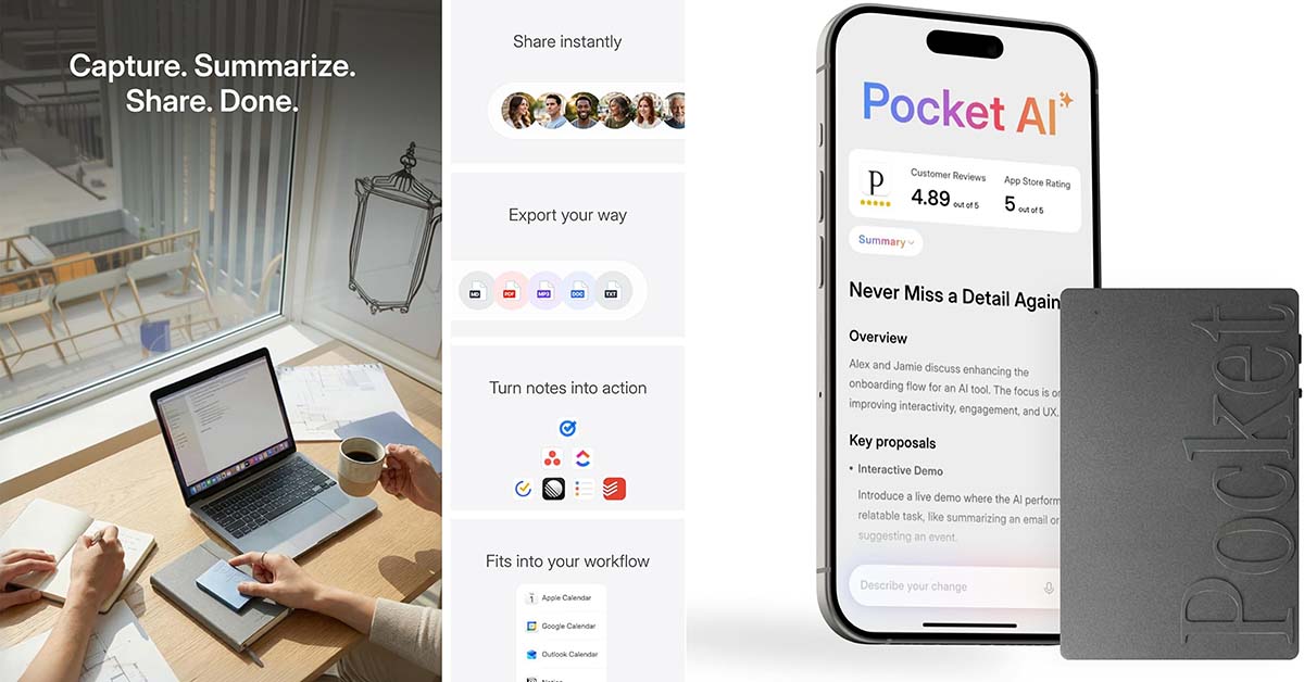 AI Voice Recorder 2026 Pocket AI Recorder Review with smart transcription features